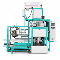 Machine multifonction entièrement automatique contrôlée par PLC, sans intervention humaine, pour l'ensachage, le pliage et la couture de papier alimentaire ouvert de 25-50 kg