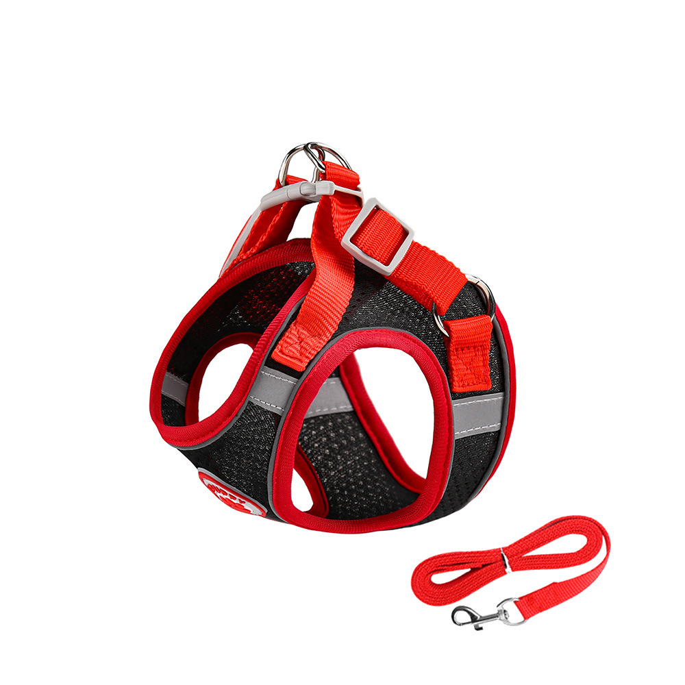 Black chest and back 1.5-meter traction rope