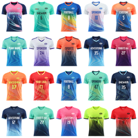 Maillot de football par sublimation, tenue de football personnalisée, uniforme de football en gros, kit de football