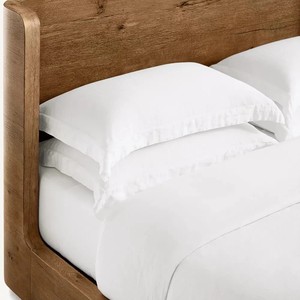 Nâu rắn khung gỗ vua kích thước giường hiện đại giường mềm - Product Image 4