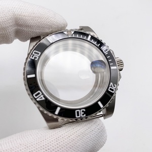 OEM ODM 40mm Accessoires de montre de haute qualité Verre saphir Boîtier en acier inoxydable Logo personnalisé Montre - Product Image 4