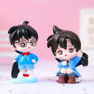 6PCS Mystère PVC Anime Figurine Blind Boxes 3D Résine Détective <span class=keywords><strong>Conan</strong></span> Surprise Collection Poupée Jouet Anime Figure Statue Blindbox - Product Image 5