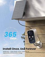 Outdoor Security Camera 5200mAh Built-in Battery Low Power Consumption Wireless Solar Power 1-Year Camara De Seguridad