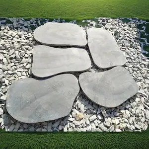 Antique Round Flagstone Stepping Stone In Bluestone Chinese Blue Limestone L828 For Outdoor Application Chinese Blauwe Hardsteen