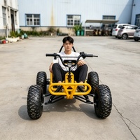 Kart électrique tout-terrain de 10 pouces 1000W avec moteur différentiel arrière pour adultes, divertissement en plein air tout-terrain