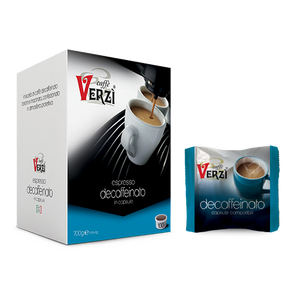 Caffè Verz 100 Capsule Decaffeinate Espresso Point Compatibili per Macchina Espresso Portatile 0,15g/Capsula - Product Image 1