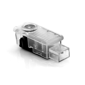 ไฟส่องพื้นรถยนต์ ADT 3D Ghost Shadow Light LED พร้อมโปรเจคเตอร์เลเซอร์ฉายโลโก้รถยนต์ - Product Image 4