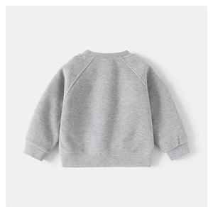 2025 automne décontracté vêtements pour enfants en gros paresseux garçons col rond dessin animé brodé pull ample <span class=keywords><strong>sweat</strong></span> enfants haut - Product Image 3