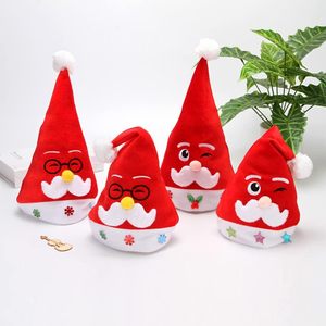 Chapeau Rouge de Noël, Ornement du Nouvel An, Chapeaux Mignons de Père Noël et Élan pour Enfants et Adultes, Cadeau de Noël, Décoration - Product Image 1