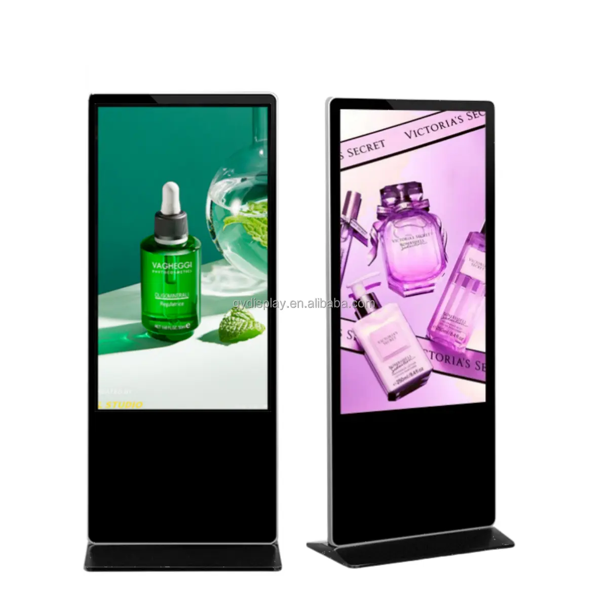 Benutzer definierte Indoor-Bodenst änder Interaktive Video-Digital anzeige Vertikaler Fernseher AD-Maschine LCD-Werbe spieler