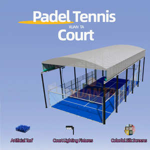 Cortina de plástico duradero para cancha de pádel y pickleball, con doble cristalización en 15 segundos - Product Image 1