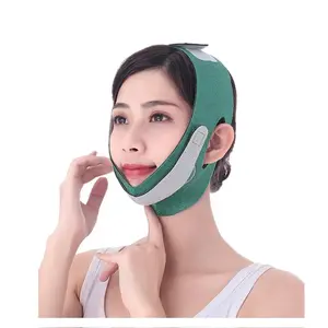 2023 Reusable V Shaped Belt Double Chin Reducer V Line Mask Chin V Up Patch Contour Tightening Firming Face Lift Slimming Strap