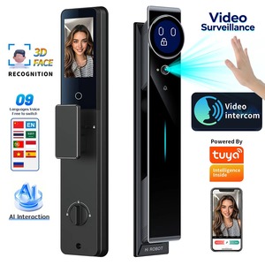 HanDaily 2025 <span class=keywords><strong>Nouvelle</strong></span> <span class=keywords><strong>Serrure</strong></span> de <span class=keywords><strong>Porte</strong></span> Intelligente IA avec NFC, Haut-parleur, Reconnaissance Faciale, Surveillance Vidéo, Interphone et Déverrouillage par Veine Palmaire Tuya - Product Image 1