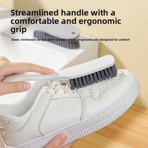 <span class=keywords><strong>Brosse</strong></span> à chaussures <span class=keywords><strong>spéciale</strong></span> à long manche, poignée en PP, <span class=keywords><strong>boucle</strong></span> de suspension, en plastique, nettoie en douceur les chaussures, outil de nettoyage domestique pour chaussures - Product Image 2