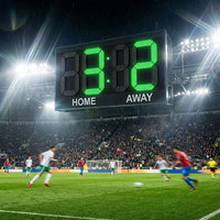Tablero de Visualización Digital LED de 7 Segmentos, Personalizado, para Exteriores, Impermeable IP65, Rojo, Blanco y Verde, para Precios de Gasolina y Marcador