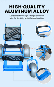 Sillas de Ruedas para Playa Ligeras y Plegables con Ruedas Todoterreno para Uso en Playa y Exteriores - Product Image 6