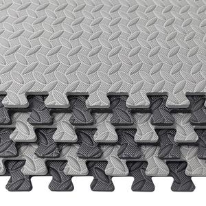 KWO - Alfombrilla de Goma Negra Antideslizante para Gimnasio, 15-30 mm, 50 cm x 50 cm, Alfombrilla de Goma para Venta al por Mayor - Product Image 4