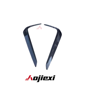 Embellecedor de ventilación de luz antiniebla de parachoques delantero de fibra de carbono Real para BMW 5 Series G30 540i <span class=keywords><strong>M550i</strong></span> Pre Lci 2017-2020 Kit de cuerpo de cuchillo de aire delantero - Product Image 5