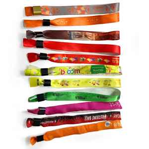 Promotional Custom Polyester Satin Wristband Printing Logo for Festivals Concert Entrance Ticket Events Wristbands - Product Image 2