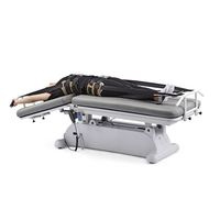 Table de chiropratique électrique à 3 moteurs, table de décompression vertébrale, réglable en hauteur, pour clinique de physiothérapie, spa