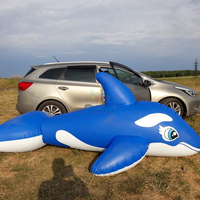 Baleine gonflable publicité géante gonflable modèle animal costume sauter dauphin costume orca ballon