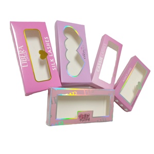 Caja de Regalo Personalizada para Pestañas, Estilo Boutique, Decoración Exquisita, para Regalos de Belleza y Distribución de Regalos de Alta Gama - Product Image 1