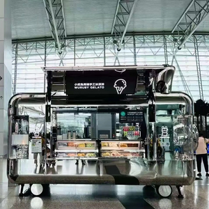 Camion de restauration mobile en fibre de verre au design moderne avec système de ventilation pour la vente de snacks, de barbecue et de <span class=keywords><strong>shawarma</strong></span> - Product Image 1