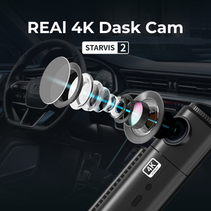 Caméra embarquée <span class=keywords><strong>4K</strong></span> avant + 2K arrière double canal avec vision nocturne Starvis 2, GPS, surveillance à distance 4G et enregistreur en mode stationnement - Product Image 2
