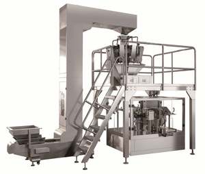 Máquina de envasado vertical con cremallera para alitas de pollo versátiles, patas de pollo, salchichas, calamares, esencia de pollo, pescado en conserva y patas de pollo - Product Image 3