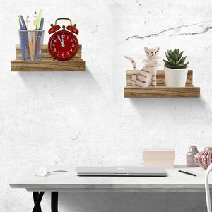 Kệ nổi nhỏ, kệ trưng bày bằng gỗ cho gờ hình ảnh - Product Image 4