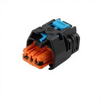 Conector Hembra Automotriz Impermeable IP67 de 3 Pines para Cableado de Sensor de Velocidad de Rueda y Bobina de Encendido de Automóvil