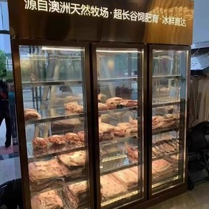 Réfrigérateur en verre double face à sec Réfrigérateur à viande sèche Réfrigérateur à steak de boeuf et réfrigération en armoire à steak humide et aigre - Product Image 2