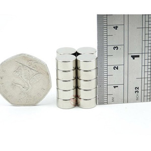 Vente en gros sur mesure N52 Aimant cylindrique en néodyme Imant De Neodimio 10X4 Aimant industriel permanent Soudage Découpe Traitement - Product Image 1