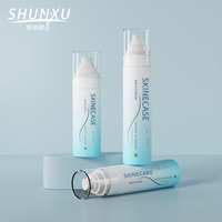 Nouvelle conception de flacon pulvérisateur hydratant pour crème solaire cosmétique en plastique, 80, 100 ml, 120 ml, emballage de flacon de lotion pour le corps de luxe
