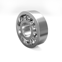 Bearing Mini MR83 3x7x2.5mm Baja Tahan Karat C3 Clearance Kecepatan Tinggi Tahan Lama untuk Handpiece Gigi/Alat Presisi
