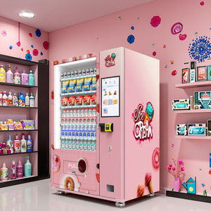 Distributeur automatique de boissons en acier inoxydable avec ascenseur automatique 24 heures, réfrigération, capacité de 600 à 800 pièces, écran tactile de 22 pouces, SDK multiple - Product Image 4