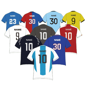 Pengiriman Gratis 2025 2026 Seri Naples Kaos & Jersey Sepak Bola Pria 100% Poliester Cepat Kering Pemotongan Otomatis Edisi Penggemar - Product Image 3