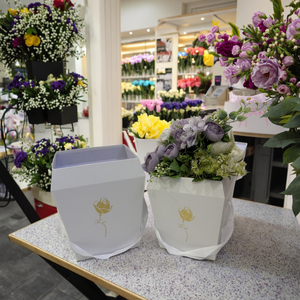 Caja de Regalo de Flores para las Fiestas Más Vendida, con Asa, Caja de Flores Portátil para el Día de San Valentín, Caja de Arreglos Florales Portátil - Product Image 2