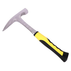 Martillo geológico de 600g con punta, extremo plano y cara cuadrada, de acero con alto contenido de carbono 45, para exploración minera y arqueología. - Product Image 4