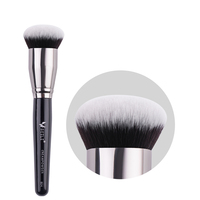 Pinceau de maquillage végétalien personnalisé avec logo BEILI Private Label, pinceau unique et grand pour poudre libre, pinceau de maquillage professionnel