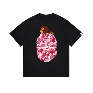 Ultima Novità: T-Shirt Bathing Ape Replica 1:1 con Stampa Lettering, T-Shirt di Design alla Moda, T-Shirt Trendy da Uomo con Stampa Bapees - Product Image 6