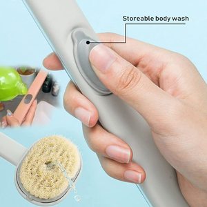 Cepillo de Ducha de Plástico de Alta Calidad con Mango Largo y Dispensador de Jabón, Exfoliante y Masajeador Corporal - Product Image 6