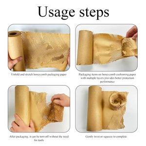 Hot bán Craft giấy cuộn bao bì bảo vệ cho mỹ phẩm tổ ong mỹ phẩm bọc giấy cuộn - Product Image 3