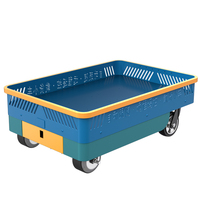 Robot de manutention industrielle, capacité de charge 300 kg, mode de suivi UWB, véhicule utilitaire 48V pour entrepôt e-commerce