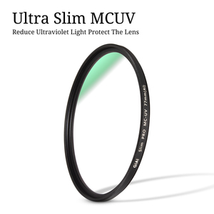 Filtro de Protección UV para Cámara con Marco de Aleación de Aluminio Ultra Delgado GiAi, Cristal Óptico HD de 49-105 mm, Revestimiento Nano de <span class=keywords><strong>18</strong></span> Capas - Product Image 5