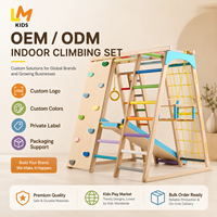LM KIDS Outdoor Jungle Gym pour enfants Montessori Triangle d'escalade Fidget Sensory Toys Jungle Gym pour adultes Cadre d'escalade