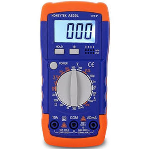 Multímetro Digital HONEYTEK <span class=keywords><strong>A830L</strong></span> LCD Voltamímetro Alta Precisão Faixa Multi Multímetro Digital para eletricistas domésticos - Product Image 3