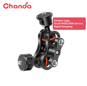 Brazo Mágico CNC Reforzado para Cámara con Tornillo de 1/4"-20, Pernos de Localización ARRI y Carga de 6KG, Soporte de Aluminio con Doble Rótula - Product Image 1