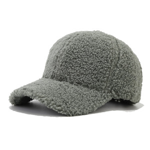 Nuovo <span class=keywords><strong>Cappello</strong></span> da Baseball in Cashmere d'Agnello Caldo per l'Autunno, <span class=keywords><strong>Cappello</strong></span> Invernale Parasole Tinta Unita per Donne e Ragazze, Berretto Snapback in Velluto <span class=keywords><strong>Teddy</strong></span>, <span class=keywords><strong>Cappello</strong></span> da Pesca Hip Hop - Product Image 3