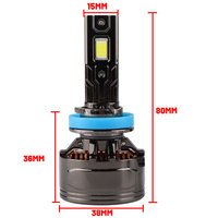 Nouveau Matériel Ninc Alliage 300W Led Phare Ampoule CSP 12V H1 H3 H4 H7 H11 9005 9006 9007 H13 Led Ampoules